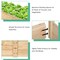 Costway Wooden Vegetable Raised Garden Bed Backyard Patio Grow Flowers Planter